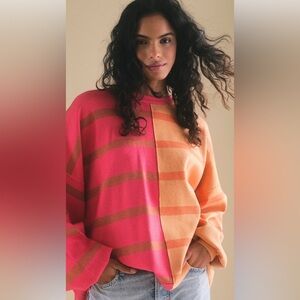Free People Uptown Stripe Pullover